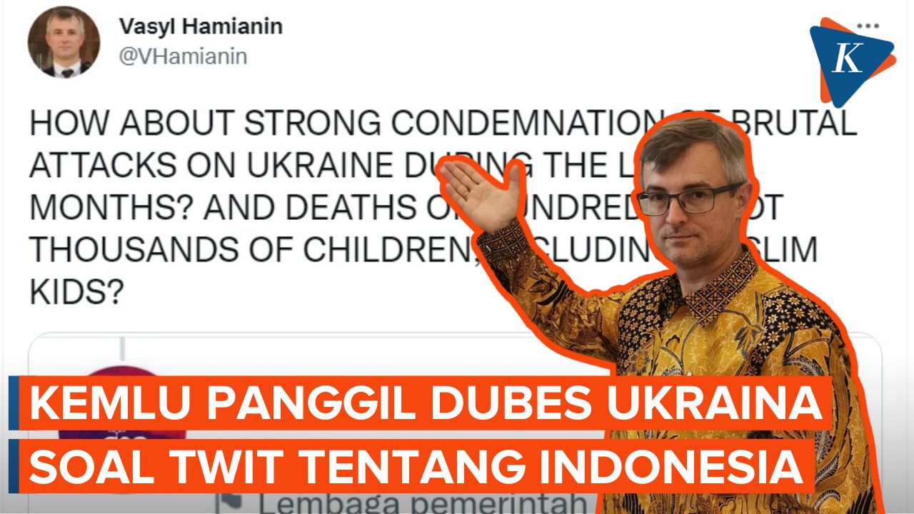 Kemlu Panggil Dubes Ukraina soal Twitnya yang Singgung Indonesia