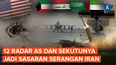 Iran Sasar 12 Sistem Radar AS Dan Sekutunya Selama Perang