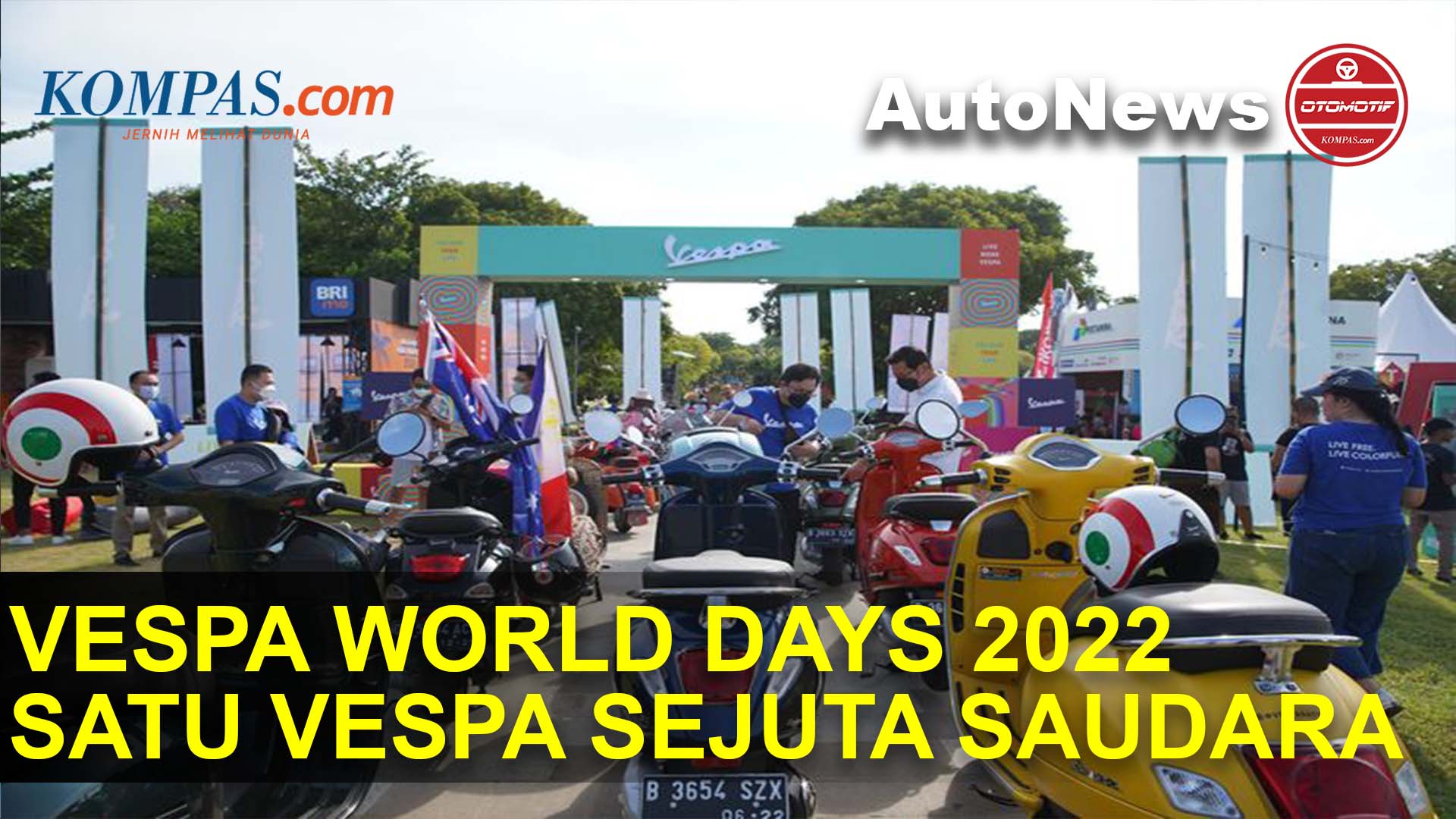 Hadir di Vespa World Days 2022, Erick Thohir Kagum Slogan Satu Vespa Sejuta Saudara