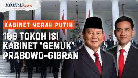 Daftar Lengkap Kabinet Merah Putih Prabowo-Gibran: 109 Orang Pilihan Jadi Menteri dan Wamen