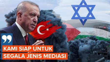 Erdogan Telepon Presiden Israel dan Palestina, Upayakan Perdamaian