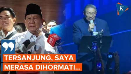 Saat Prabowo Tersanjung Dielu-elukan Demokrat dan Dinyanyikan SBY