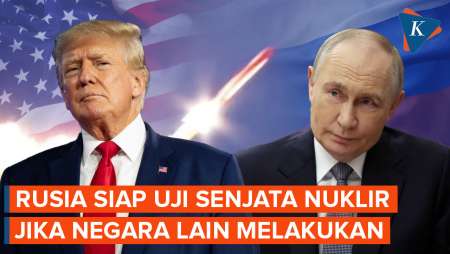 Rusia Terpancing Gertakan Trump, Siap Uji Senjata Nuklir jika Negara Lain Melakukan