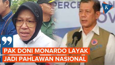 Mensos Risma Sebut Doni Monardo Layak Jadi Pahlawan Nasional