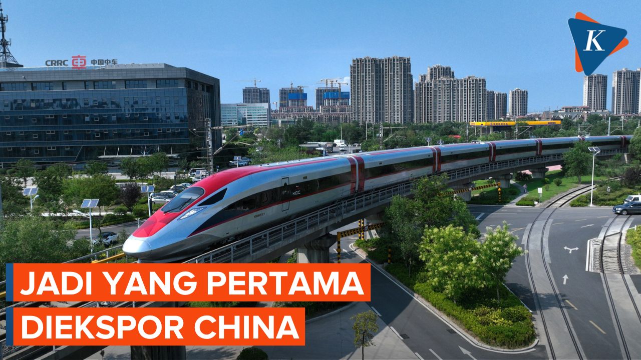 Rangkaian Kereta Cepat Jakarta Bandung Jadi yang Pertama Diekspor China ke Luar Negeri