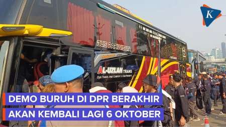 Buruh Bubar Dari DPR, Akan Kembali 6 Oktober