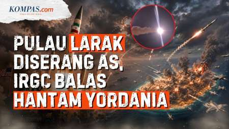 Detik-detik Rudal Balistik Iran Gempur Pangkalan AS Di Yordania