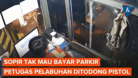 Petugas Parkir Pelabuhan Bakauheni Ditodong Pistol oleh Sopir yang Tak Mau Bayar