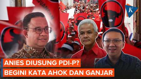 Saat Ahok dan Ganjar Respons Peluang Anies Diusung PDI-P di Pilkada Jakarta
