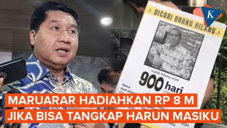 Maruarar Buka Sayembara Cari Harun Masiku, Dapat Rp 8 Miliar Bagi yang Bisa Tangkap