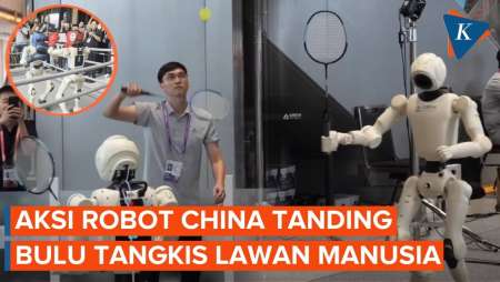 Aksi Robot China Main Bulu Tangkis, Tinju, Hingga Menari