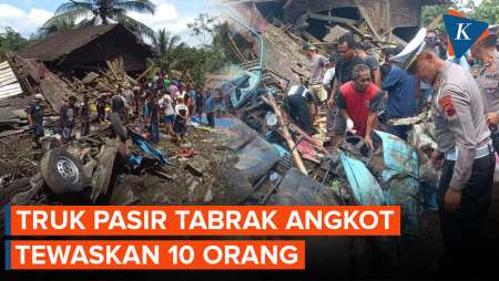 Kecelakaan Maut Purworejo, Truk Rem Blong Tabrak Angkot, 10 Orang Tewas