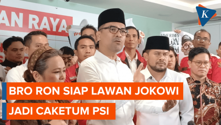 Tak Takut Bersaing dengan Jokowi, Bro Ron Tak Daftar Caketum PSI