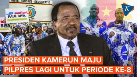 Berusia 92 Tahun, Presiden Kamerun Maju Pilpres Lagi untuk Periode Ke-8