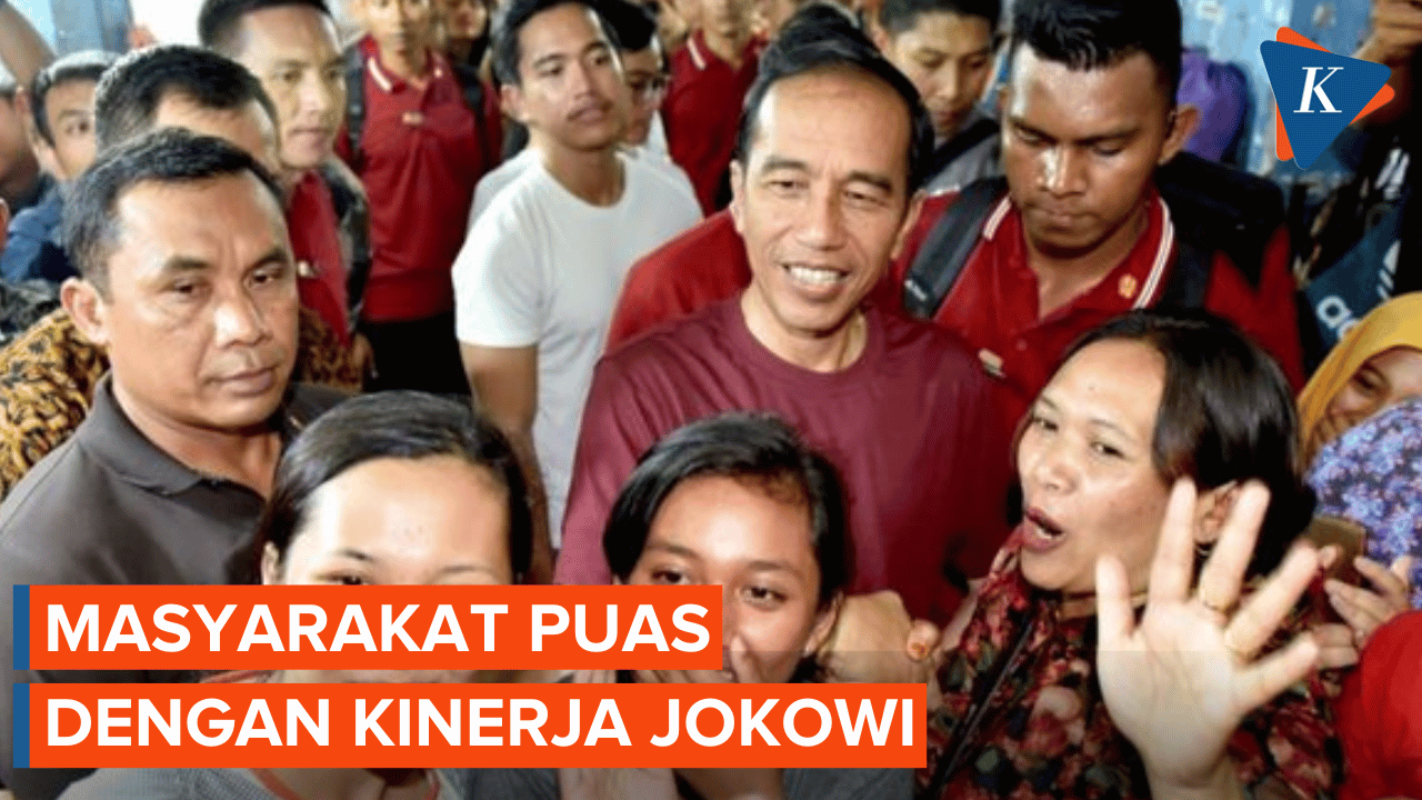 Survei LSI: 82 Persen Masyarakat Puas dengan Kinerja Jokowi