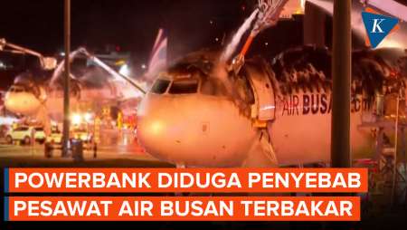 Pesawat Air Busan Terbakar di Bandara Korsel, Diduga karena Powerbank Penumpang 