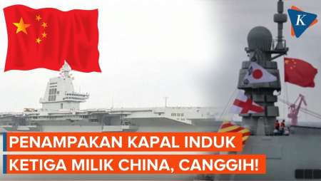 China Pamer Kapal Induk Ketiganya, Berteknologi Canggih, Bisa Angkut 55 Jet Tempur!