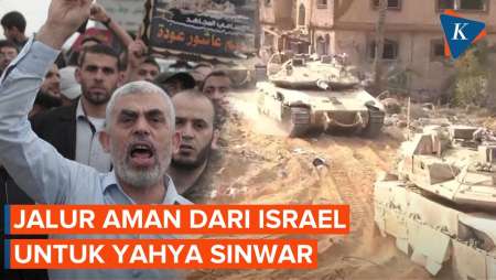 Israel Tawari Yahya Sinwar Jalur Aman Keluar Gaza