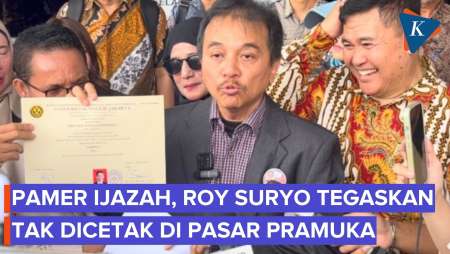 Roy Suryo Pamer Ijazah Asli Doktor UNJ: Bukan Dicetak Di Pasar Pramuka
