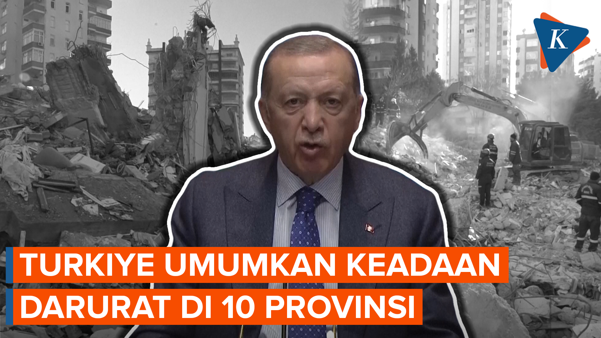 Erdogan Umumkan Keadaan Darurat Selama 3 Bulan untuk 10 Provinsi Turkiye