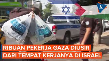 Nestapa Ribuan Warga Gaza yang Diusir dari Tempat Kerjanya di Israel