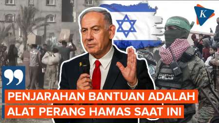 Ungkap Alasan Bantuan Baru Didistribusikan, Netanyahu: Tak Mau Dijarah Hamas