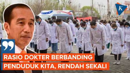 Jokowi Kaget Rasio Dokter di Indonesia Jadi Peringkat Ketiga dari…