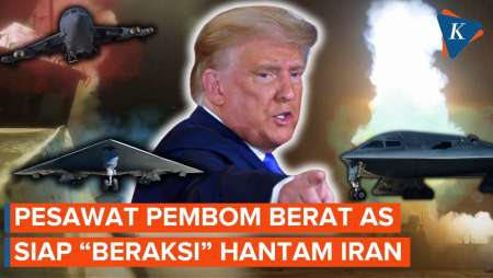 Trump Naikkan Eskalasi, AS Siap Kerahkan Pesawat Pembom Berat
