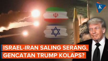Israel-Iran Saling Serang Lagi, Gencatan Senjata Trump Jebol?