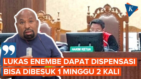 Permohonan Dikabulkan Hakim, Lukas Enembe Boleh Dijenguk Seminggu 2 Kali