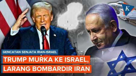 Trump Murka ke Israel, Larang Bombardir Iran Saat Gencatan Senjata