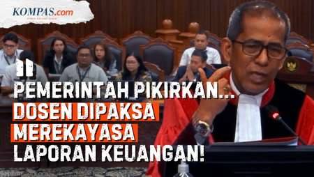 Hakim MK Cecar Perwakilan Presiden soal Gaji Dosen, Sorot "Pemaksaan" Rekayasa Laporan Keuangan