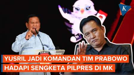 Yusril Ditunjuk Prabowo Pimpin Tim Khusus Hadapi Gugatan Sengketa Pilpres