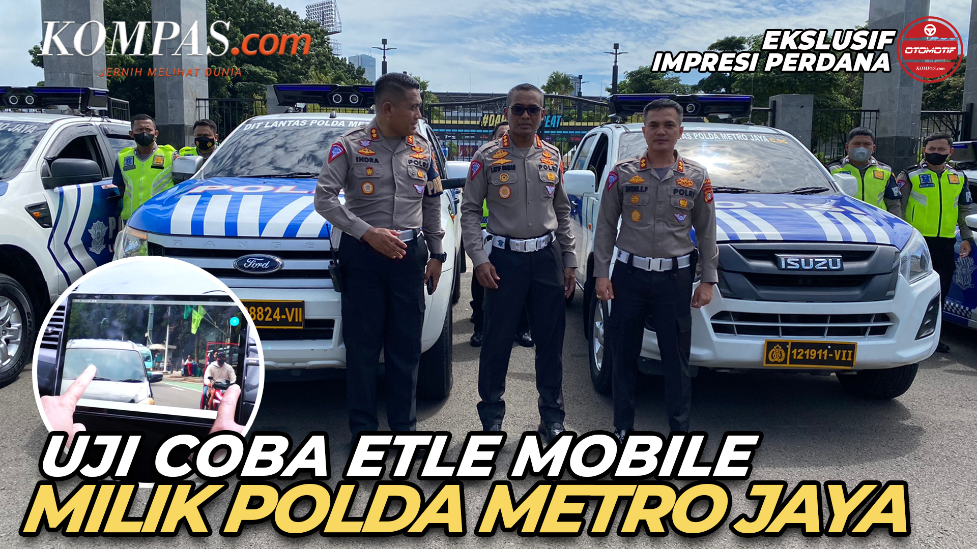 EKSLUSIF | Uji Coba ETLE Mobile Milik Polda Metro Jaya
