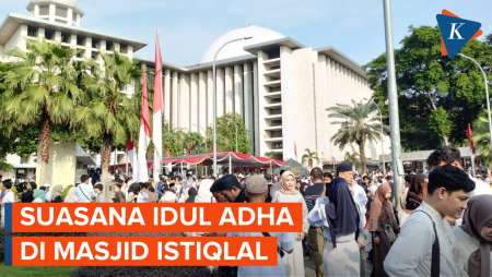 Melihat Suasana Idul Adha di Masjid Istiqlal