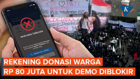 Rekening Donasi Demo Rp 80 Juta Diblokir, Koalisi Masyarakat Sipil Protes
