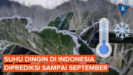 Suhu Dingin di Indonesia Diprediksi sampai September, Ada Potensi Cuaca Ekstrem