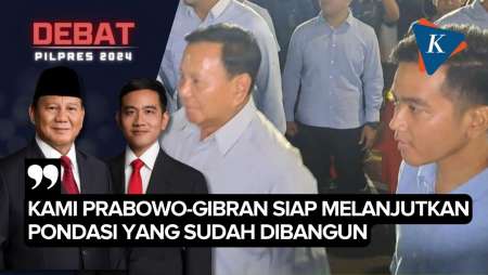 Menutup Debat Capres Perdana, Prabowo Ungkap Kesiapannya Lanjutkan Pondasi Pendahulu