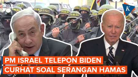 Berterimakasih Dikirim Amunisi, Netanyahu Telepon Biden