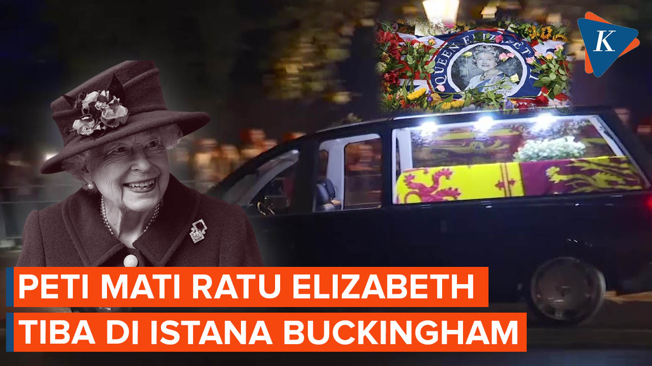 Peti Mati Ratu Elizabeth II Tiba di Istana Buckingham