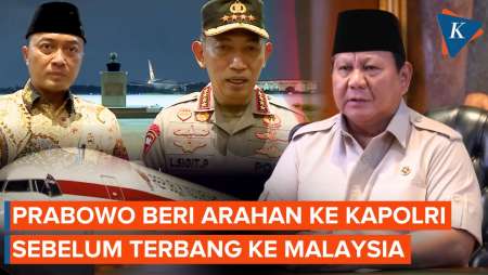 Arahan Prabowo Ke Kapolri Sebelum Terbang Ke Malaysia