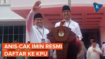 Sah! Anies-Cak Imin Resmi Daftar sebagai Bakal Capres-Cawapres ke KPU