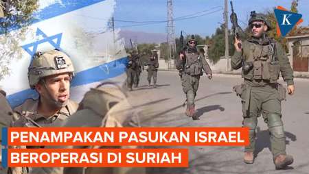 Penampakan Pasukan dan Kendaraan Tempur Israel Beroperasi di Suriah