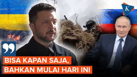 Zelensky Sebut Gencatan Senjata dengan Rusia Dapat Dilakukan Kapan Saja