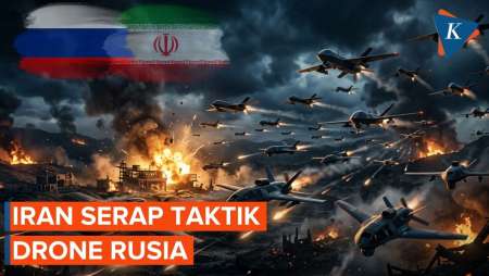 Iran Adopsi Taktik Drone ala Rusia di Medan Tempur