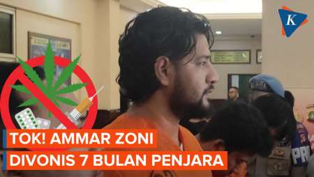 Ammar Zoni Divonis 7 Bulan Penjara atas Penyalahgunaan Narkoba