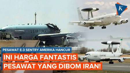 Iran Bom Pesawat Radar AS Di Arab Saudi, Ini Harga Boeing E-3 Sentry!