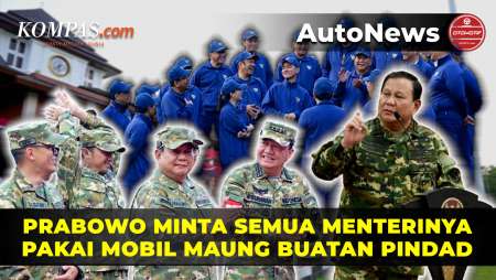 Presiden Prabowo Instruksikan Menteri Tidak Pakai Mobil Impor, Diganti Maung Pindad