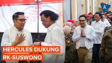 Hercules Rosario Dukung RK-Suswono di Pilkada Jakarta 2024