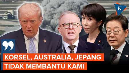 Trump Kecam Sekutu Pasifik Karena Tak Bantu Perang Lawan Iran